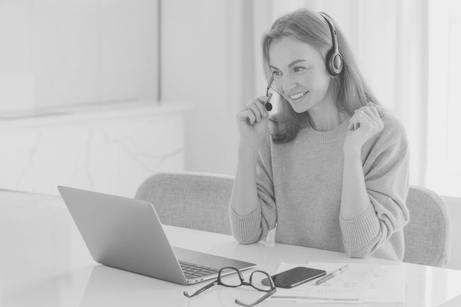 Environnement de travail moderne pour consultation financière